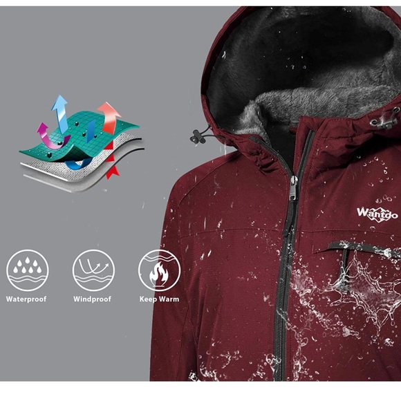 Wantdo Women's Mountain Waterproof Jacket - Picture 5 of 8